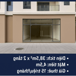 Cho thuê kiot chung cư ct36 định công – vị trí đẹp, giá tốt