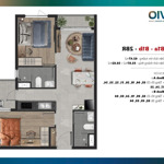 Khách cần bán căn hộ 2pn 2wc tt avio, giá đợt 1 chỉ 30.5tr/m2