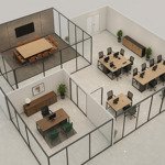 Tặng Layout 2D - Giảm Giá 10% - Sàn Văn Phòng 200M2 Mới Tinh Tươm - Sát Quận 1