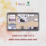 Cho thuê căn studio phân khu glory ngay quảng trường & vincom, giá 4.5tr/tháng