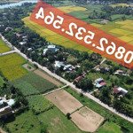 đất hòa bắc diện tích khủng, 2400m2 có 1400m2 đất ở view cánh đồng, tách thửa được.