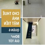 Chính chủ cho thuê nhà nguyên căn mặt tiền cao văn lầu quận 6 / nhà cấp 4 gác lửng, sàn gạch mới