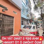 Tây hồ- ô tô- ngõ thông- 5 tầng mới- 35m sổ vuông- 7 tỷ