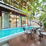 Villa lô góc 2 mặt tiền đường trường thi 2 full nội thất có hồ bơi - gọi đàm tiến