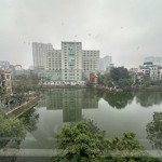 Mặt hồ chùa láng - 2 mặt ô tô tránh - 6 tầng thang máy - kinh doanh - vỉa hè