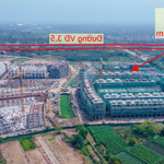 Bán căn bt sân vườn 2 mặt tiền bt3 căn 05, diện tích 160m2 hướng đông nam tại vaquarius văn giang