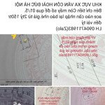 Khu Vực Xa Vân Côn Hoài Đức Hà Nội Bên Chí Tiến Còn Mấy Sổ Để Qua 01/5.Ace Nào Cần Nhập Lại Báo Alo