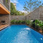 Villa hồ bơi sát biển mỹ khê, gần phố tây an thượng, doanh thu 120tr/ tháng