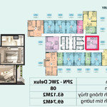 Chỉ 3 tỷ 5 sở hữu căn hộ view sông hồng - trục 08 , chung cư haven park ecopark , 63m2 sử dụng