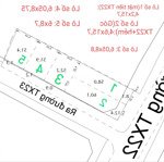 Bán đất đẹp mặt tiền thạnh xuân 22, quận 12. gần chợ minh phát kinh doanh đầu tư tốt giá từ 3tỷ699