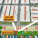 200tr vnd/năm lợi nhuận từ cho thuê - đất 2 mặt đường thẳng cổng nhà máy sam sung - yên bình