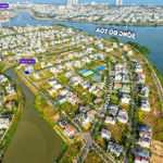 Bán lô góc view sông euro village 2 hòa xuân, 332m², 2 mặt tiền, khu dân cư cao cấp
