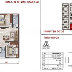 Bán căn 2 phòng ngủ hướng đông nam giá bán 2.6 tỷ, căn view phố góc giá bán 1.750 tỷ có ban công rộng