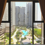 Bán căn hộ cao cấp 1pn khu masteri centre point full nội thất, view trực diện hồ bơi, ngay tòa a