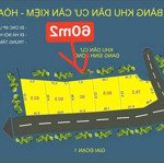 đầu tư lợi nhuận cao: bán đất 60m2 xã cần kiệm, thạch thất, giá rẻ hơn thị trường
