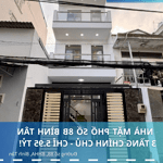 Chính chủ gửi bán nhà mặt phố số 8b bình tân- 56m2 – shr, hoàn công đầy đủ