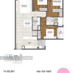 Tin thật 100% căn góc 3 phòng ngủ 107m2 one verandah giá 10.3 tỷ all in