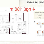 Cần bán căn 4 ngủ lumi hà nội 136m giai đoạn 2 giá 76tr/m2 , view mặt ngoài thoáng mát 0853479889