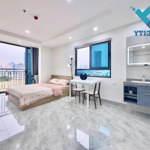 Phòng 40m2 cửa sổ, ban công lớn, khoá vân tay full nội thất - lê văn duyệt, bình thạnh, giáp q1, q3