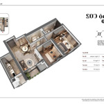 Nhân dịp khai trương nhà mẫu, tặng ngay 3% vào giá bán cho căn 2pn 67m2 duy nhất kepler tower