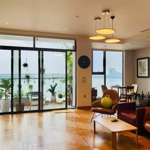 Cho thuê căn hộ 165m2 view trực diện hồ tây, full nội thất tại sun grand city 69b thuỵ khuê, tây hồ