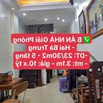  B ÁN NHÀ Giải Phóng - Hai Bà Trưng -DT: 23/30m2 - 5 tầng - mt: 3.1m