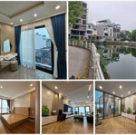 Bán nhà bồ đề - thang máy - mặt tiền đẹp - gần hồ - gần oto - mới kính koong dt 55m 6 tầng mt 5.4m