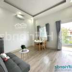 Căn hộ 1pn ban công full nội thất, máy giặt riêng, mặt tiền, ngay sát queen plaza kỳ hoà