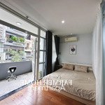 1 phòng ngủtách bếp - ban công rộng - 50m2 - máy giặt riêng quận 3