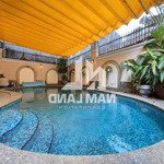 Cho Thuê Biệt Thự 400M2 Sân Vườn, Hồ Bơi Trệt 3 Lầu 6 Phòng Đường Lê Văn Miến Phường Thảo Điền