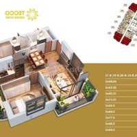 Chuyển Nhượng Căn Hộ 64M2, 2 Phòng Ngủ 2Logia Cc Tecco