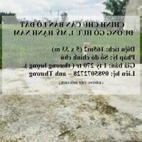 Bán Đất đường Gò Hưu 1, xã Mỹ Hạnh Nam, huyện Đức Hòa, tỉnh Long An, 165m2, giá đầu tư