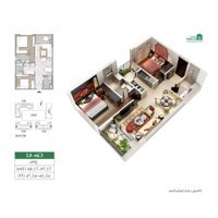 Trực Tiếp Từ Cđt Hưng Thịnh Căn Hộ 2 Phòng Ngủ 67M2 Giá Chỉ 2.3 Tỷ Dự Án Hà Nội Melody Residences