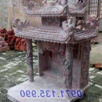 mẫu miếu thờ đá đẹp bán tại bình định 123