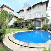 Villa, Biệt Thự 500M2 Sân Vườn Hồ Bơi 5 Phòng Đẹp Tại Thảo Điền Có Bảo Vệ 24/24 Chỉ 99 Triệu