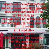 Gia Đình Đi Định Cư Cần Chuyển Nhượng 2 Căn Shophouse Vị Trí Đẹp Tại Vin Grand World Phú Quốc