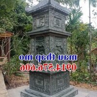 Mẫu mộ bảo tháp sư đá đơn giản hiện đại đẹp bán