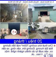 Cho Thuê Kho Xưởng.diện Tích420M2, 18 Triệu.