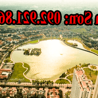 Bán Biệt thự Mặt hồ Thành Phố Giao Lưu Lô góc 368m2 mặt tiền 26m đẳng cấp 0929218668