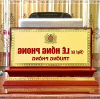 Làm biển chức danh, biển tên để bàn giá rẻ ,phân phối biển chức danh, Nơi làm biển chức danh, cung cấp biển chức danh, sản xuất biển tên để bàn