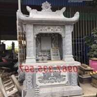 Mẫu cây - hương - thờ không mái bằng - đá - đẹp bán tại Sóc Trăng, Mẫu - miếu - thờ - bằng - đá - đẹp có mái che bán tại Sóc Trăng