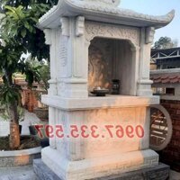 Mẫu cây - hương - thờ không mái bằng - đá - đẹp bán tại Sóc Trăng, Mẫu - miếu - thờ - bằng - đá - đẹp có mái che bán tại Sóc Trăng