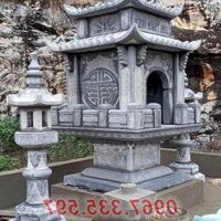 Mẫu cây - hương - thờ không mái bằng - đá - đẹp bán tại Sóc Trăng, Mẫu - miếu - thờ - bằng - đá - đẹp có mái che bán tại Sóc Trăng