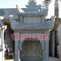 Mẫu cây - hương - thờ không mái bằng - đá - đẹp bán tại An Giang, Mẫu - miếu - thờ - bằng - đá - đẹp có mái che bán tại An Giang