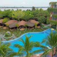 Bán khu Resort nghỉ dưỡng Cồn Khương 9.755m2 góc 3 mặt tiền view sông Hậu, khu Biệt thự Cồn Khương