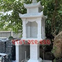 Ninh Thuận bán cây - hương - bằng - đá - đẹp giá rẻ, am - thờ - tro - cốt bằng - đá có mái che ngoài trời, miếu - thờ - thần - linh bằng - đá