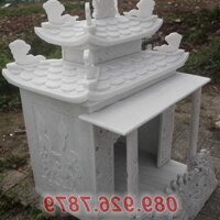 Ninh Thuận bán cây - hương - bằng - đá - đẹp giá rẻ, am - thờ - tro - cốt bằng - đá có mái che ngoài trời, miếu - thờ - thần - linh bằng - đá