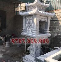 Ninh Thuận bán cây - hương - bằng - đá - đẹp giá rẻ, am - thờ - tro - cốt bằng - đá có mái che ngoài trời, miếu - thờ - thần - linh bằng - đá