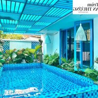 Villa Sân Vườn Bể Bơi Phong Cách Địa Trung Hải Giữa Lòng Phố Tây Đn