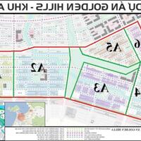 Bán đất 4 lô liền kề Golden Hills, ĐƯờng 27m, Giá 2 tỷ/lô. Tháng 11/2023
